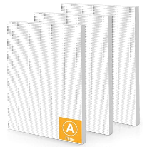 115115 Replacement Filters A Size 21 for Winix PlasmaWave 5300-2, C535, 6300, 5300, 6300-2, P300, AM90, 9000, 5000, 5000B, C909, 9800 Air Purifier, 3 True HEPA Filters