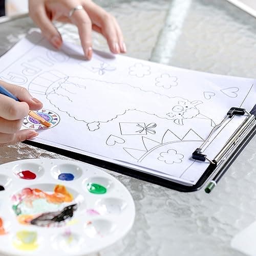 Mr. Pen- Plastic Clipboard, Letter Size, Black, Clipboard Plastic, Low-Profile Metal Clip with Retractable Hanging Hole 9