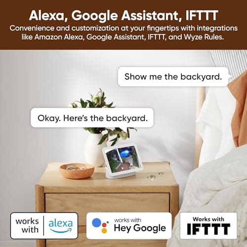 WYZE Cam v4 (Latest Model), 2.5K AI Security Camera, Indoor/Outdoor Cameras for Home Security, Baby Monitor & Pet Camera, Vibrant Color Night Vision, No Subscription Required, Free Expert Help 12