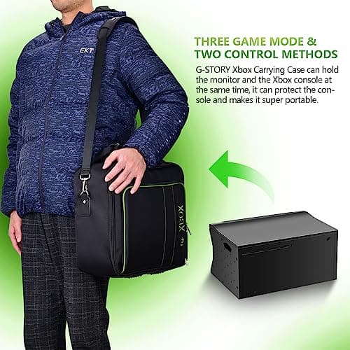 G-STORY 14‘’ Portable Monitor for Xbox Series X 4K Portable Gaming Monitor IPS Screen for Xbox Series X（not Included） with Two HDMI, HDR, Freesync Game Mode Travel (14“&4K for Xbox Series X) 5