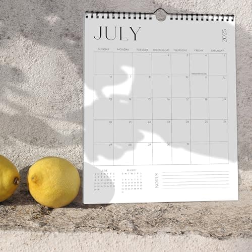 Beautiful 2025-2026 Wall Calendar - Runs from January 2025 until July 2026 – 14.5"x11.5" Office Wall Calendar for Easy Organizing 6