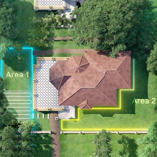 Robot Lawn Mower with No Wire and Smart GPS Navigation, Automatic Robotic Mower for 1 Acre Yards, Self-Driving Grass Cutter with Wire-Free Setup, Ai-Powered Solution for Efficient Lawn Maintenance. 5