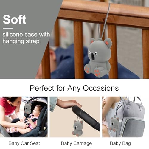 White Noise Machine for Baby with Bluetooth Speaker | Portable Baby Sound Machine Sleep Soother Music for Nursery & Travel, Soothing Lullabies Non-Looping Sounds, Timer, USB-C Rechargeable 9