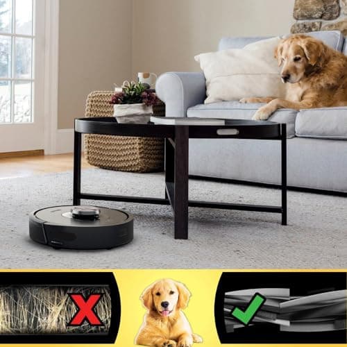 Shark RV2320S Matrix Self-Emptying Robot Vacuum with Bagless 30 Day Capacity Base, Self-Cleaning Brushroll, Precision Home Mapping and Extended Runtime, Wi-Fi, Perfect for pet Hair, Black (Renewed) 9