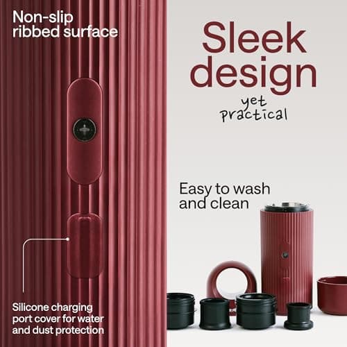 Portable Espresso Machine – Automatic Mini Espresso Maker & Travel 5 Cup Coffee Maker for Camping – Small Expresso Coffee Machine for Grounds & Pods – Cafetera Espresso, Cafeteras Eléctricas Modernas 10