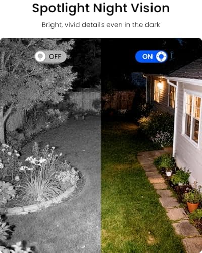 REOLINK Wireless Outdoor Security Camera Lumus 2K, Upgraded 4MP Spotlight Color Night Vision, 2.4/5GHz Dual-Band WiFi Plug in Camera, Smart Person/Vehicle/Animal Detection, Two-Way Talk, Local Storage 3