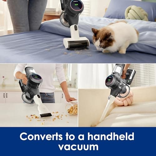 Tineco Cordless Vacuum Cleaner, Smart Stick Handheld Cleaner Strong Suction & Lightweight, Cordless Handheld Vacuum Deep Clean Hair, Hard Floor, Carpet, Car 7