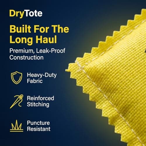 DryTote Rechargeable Desiccant Pack, Ultimate Moisture Absorption, Color Change Indicator, Safe Storage Protection, Large Capacity 200 Gallons, 100g, Yellow 6