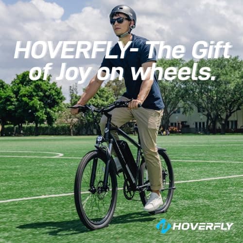Hoverfly OUREA 26" Electric Bike for Adults, 750W Peak Motor Mountain Ebike, 20MPH Up to 40 Miles, UL2849 Certified, 7-Speed, Removable Battery, Shock Absorber, Fat Tire Commuter E-Bike 9