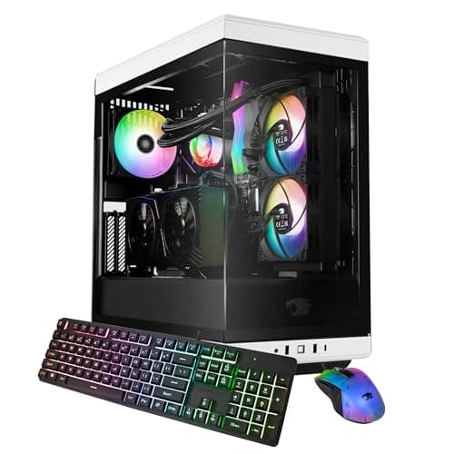 iBUYPOWER Y40 Gaming PC Computer Desktop Y40WI7N46T01 (Intel Core i7 13700KF, RTX 4060Ti 8GB, 32GB DDR5 5200 RGB (16x2), 2TB NVMe SSD, Windows 11 Home)
