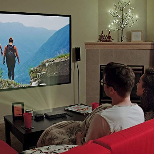 Miroir M631 Ultra Pro Portable 1080p Projector, 700 Lumen, 120” Image, Includes Streaming Stick, Home Theater, Gaming, USB – C Charge Video (M631 + Streaming Stick) 10