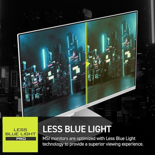 msi MAG 272QPW QD-OLED X28 27-inch 2560 x 1440 (QHD) Gaming Monitor, 280Hz, Adaptive-Sync, HDR Ready, HDMI, VGA Port, VESA Mountable, Tilt, 4-Side Slim Bezel, 0.03ms, White 7