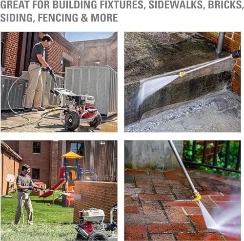 Simpson Cleaning 3600 PSI Gas Pressure Washer, 2.5 GPM Power Washer for Commercial Use, Honda GX200 Engine, 35-Foot MorFlex Hose, Aluminum Series, 49-State (ALH3425) 5