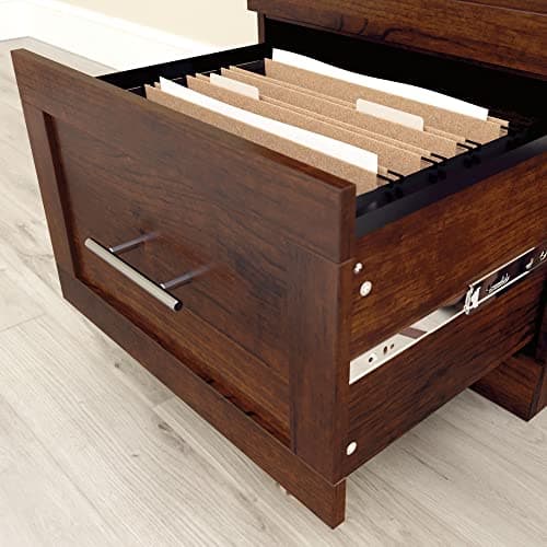 Realspace® 17" D Vertical 2-Drawer File Cabinet, Mulled Cherry 5