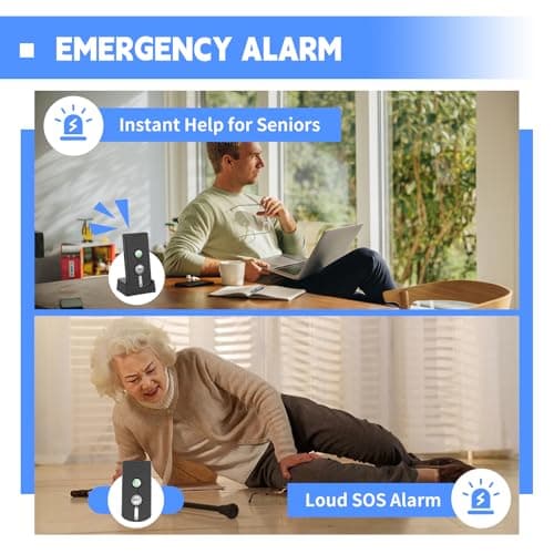 Intercoms Wireless for Home, Room to Room Intercom System with Charging Base, Push to Talk, Long Range, Clear Loud Sound, Two Way Intercom for Home Office 6