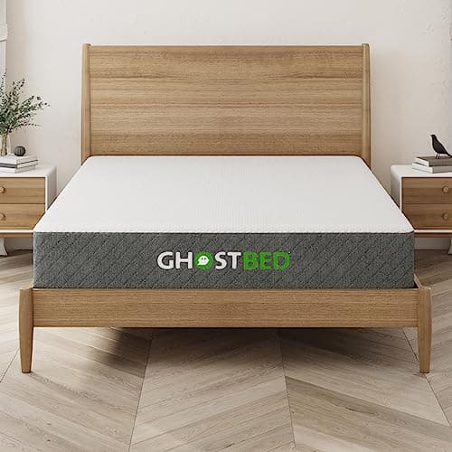 GhostBed Classic 11 Inch Memory Foam & Latex Mattress - Medium-Firm Feel, Made in The USA, Full