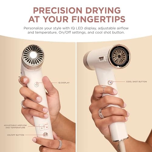 Shark SpeedStyle Essential High-Velocity Dryer with Concentrator, Lightweight, Ionic, No Heat Damage, Best for Straight and Wavy Hair, Silk HD301 6