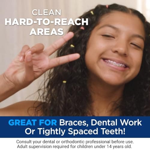 Ontel Miracle Smile Water Flosser for Teeth & Gum Health, Unique H-Shaped Flossing Head & 4 Water Jets, Cordless Water Flosser Features 360° Cleaning & 3 Pressure Modes, USB Rechargeable Dental Floss 5