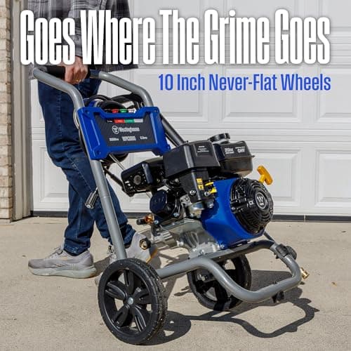 Westinghouse WPX3000 Gas Pressure Washer, 3000 PSI and 2.3 GPM, Spray Gun and Wand, 4 Nozzle Set, for Cars/Fences/Driveways/Homes/Patios/Furniture 7