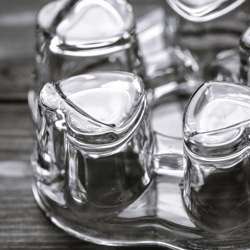 Teapot Warmer, Borosilicate Glass Tea Warmer, Heating Base Tea Warmer 5.3in Dial, Candle Never Flames Out with Tealight Holder 7