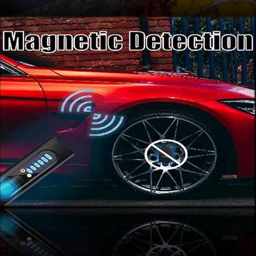 Eastfatkun Hidden Camera Detectors, Anti-Spy Detector, Hidden Device GPS Detector, Camera Detector, Bug Detector, Privacy Protector, Signal Scanner for Hotels Office Home Travel, 5 Levels Sensitivity 7