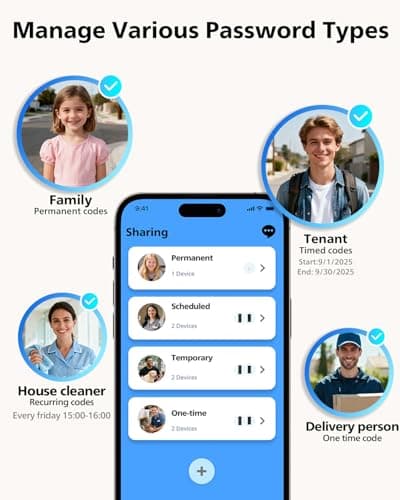 Philips WiFi Smart Keypad Deadbolt Lock, App Remote Control, No Hub Required, Support Alexa & Google Assistant, Keyless Entry Door Lock with Auto Lock, Digital Smart Locks for Front Door, Satin Nickel 5