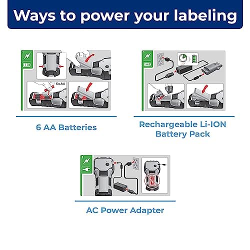 Brady M210 Portable Label Printer Kit (M210-KIT), Yellow/Black 10