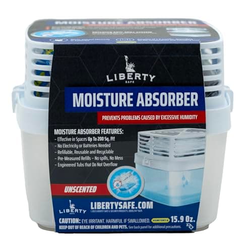 Liberty Safe Humydry Moisture Absorber - Protects Valuables from Moisture Damage - Gun Safe - Rust Prevention (15.9oz)