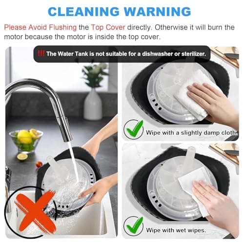 ap airpleasure Water-Based Purifier Air Washer, Air Revitalizer & Freshener, Air Fresher with 7 LED Color Changing Light for Rooms (Blue) 11