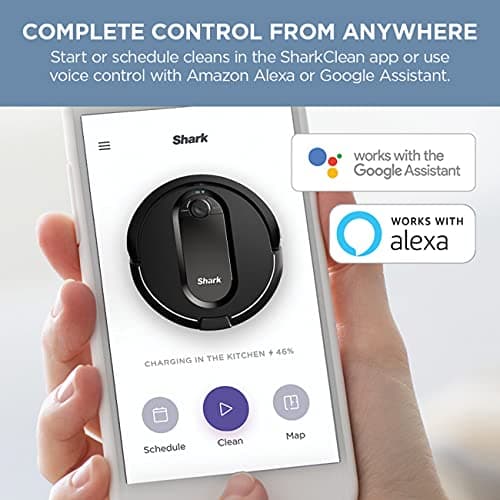 Shark IQ Robot Vacuum AV1002AE with XL Self-Empty Base, Self-Cleaning Brushroll, Advanced Navigation, Wi-Fi, Compatible with Alexa, 2nd Generation 8