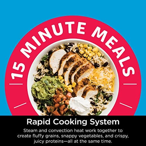 Ninja SF301 Speedi Rapid Cooker & Air Fryer, 6-Quart Capacity, 12-in-1 Functions to Steam, Bake, Roast, Sear, Sauté, Slow Cook, Sous Vide & More, 15-Minute Speedi Meals All In One Pot, Sea Salt Gray 12