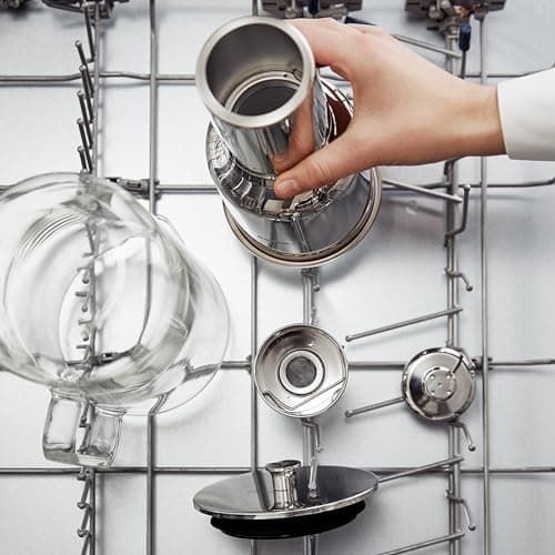 Aarke Purifier - Premium Glass and Stainless Steel Water Filter Pitcher, Refillable Filter System and Granules, 2.4L Pitcher with 1.18L Filtration Capacity 6