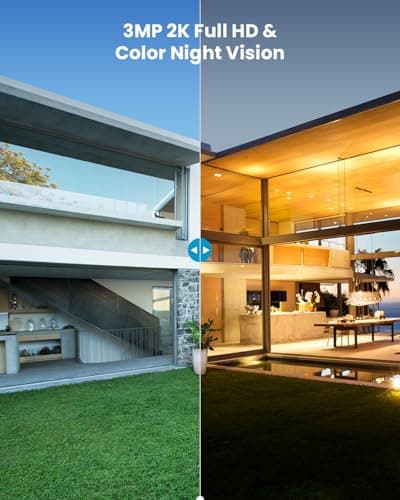 ieGeek Solar Security Cameras Wireless Outdoor, 2K 2.4G WiFi Camera with Solar Panel and Battery Powered, Color Night Vision with Spotlight, 360° PTZ, 2-Way Audio, PIR Motion Sensor, no Subscription 6