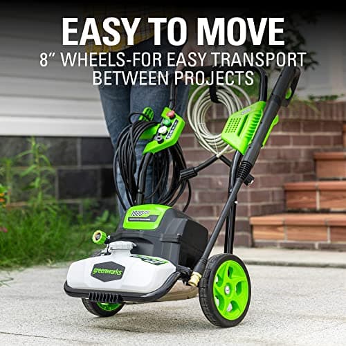 Greenworks 1800 PSI 1.2 GPM Pressure Washer (Open Frame) PWMA Certified 10