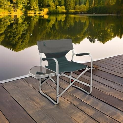 Coleman Outpost Elite Folding Camping Chair with Side Table & Cup Holder, Weather-Resistant Portable Chair with Arm Rests 5