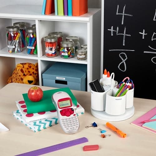 DYMO LetraTag LT-100H Handheld Aesthetic Label Maker, ABC Keyboard Label Printer with Easy-to-Use, 13 Character LCD Screen, Great for Home & Office Organization, Pink 9