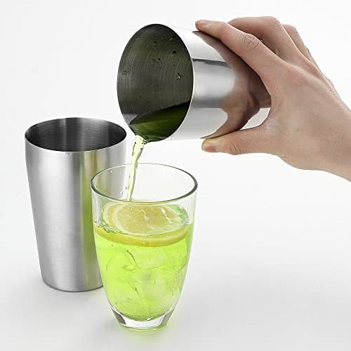 Boston Shaker by QLL, Professional Stainless Steel Cocktail Shaker Set, including 20oz Unweighted & 28oz Weighted Shaker Tins 7