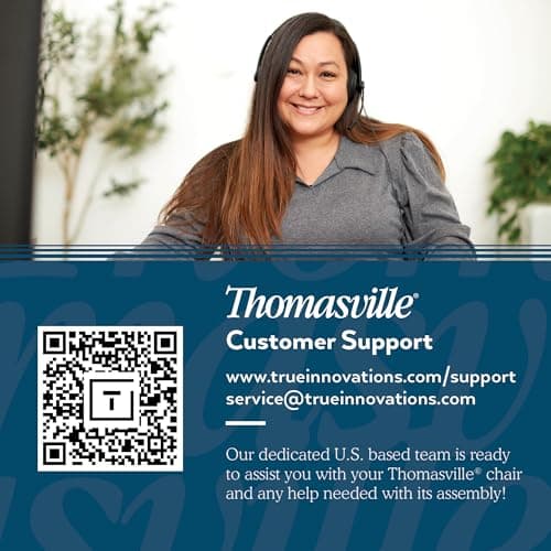 Thomasville Danvers Big & Tall Office Chair, Ergonomic High-Back and Contoured Lumbar Support, Supportive ComfortCraft Seat Cushion Technology, Breathable Vegan Leather with Padded Armrests, Tan 12