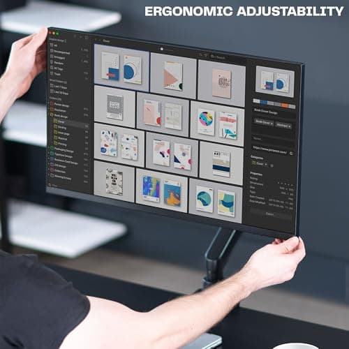 VIVO Premium Aluminum Full Motion Single Ultrawide Monitor Desk Mount Stand with Lift Engine Arm, Fits Screens up to 40 inches, STAND-V101BB 8