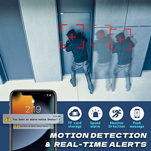 Dubcei Light Bulb Security Camera, 2K Wireless Camera for Light Bulb Pet Camera, 360 ° PTZ Light Socket Security Camera with Motion Detection Auto Tracking (2Pack & 2.4GHz with No SD Card) 5