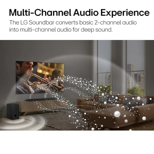 LG S90TR, 7.1.3 ch. Dolby Atmos Soundbar with Wireless Subwoofer and Rear Speaker Included, TV Synergy, WOW Orchestra, WOW Interface, WOWCAST Built-in (2024 New Model) (Renewed) 8