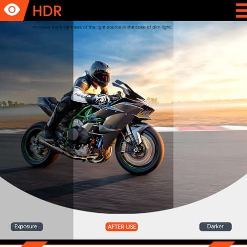 CAMECHO Motorcycle Dash Cam Front and Rear, IP67 Waterpoorf Dual Dash Camera with 32GB Card, 3" HD Car Camera with G-Sensor, Night Vision, Loop Recording, Dashcam for Motorbike, Motorsports 9