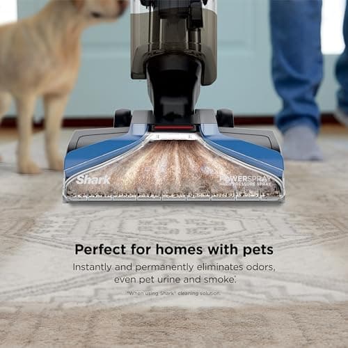 Shark CarpetXpert Upright Carpet & Area Rug Cleaner, Perfect for Pets, Lightweight & Powerful, Dirt, Grime, & Odor Removal, Carpet Shampooer, Cleaning Solution, Blue, EX121BRN 5