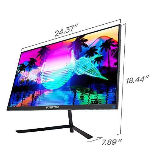 Sceptre 27-inch FHD 1080p IPS LED Gaming Monitor 1ms HDMI x3 DisplayPort up to 144Hz AMD FreeSync Premium Build-in Speakers, Edgeless Machine Black (E275B-FPN168) 10