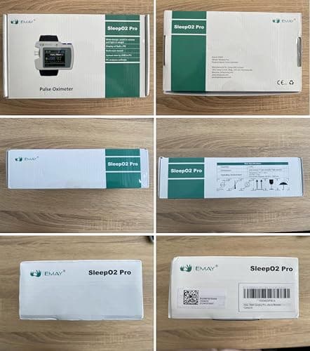 EMAY SleepO2 Pro - Wrist Pulse Oximeter with SpO2 & Flow Tracking Overnight | Wrist Sleep Oxygen Monitor for Blood Oxygen Levels & Flow Recording Continuously | Gets Overnight Report with ODI & AHI Data | Comes with PC Software 8