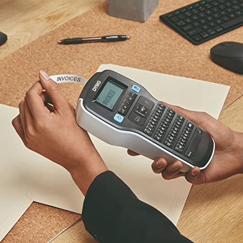 DYMO Label Maker LabelManager 160 Portable Label Maker, Easy-to-Use, One-Touch Smart Keys, QWERTY Keyboard, Large Display, for Home & Office Organization, Black 5