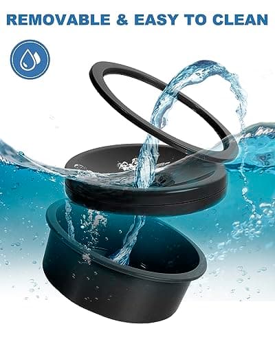 No Spill Water Bowl for Dogs, 30oz Slow Drinking Dog Slobber Stopper, Non Spilling Messy Splash or Drip 6