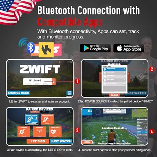 HARISON Exercise Bike for Home Gym with Self-Powered System, Electromagnetic/Magnetic Control Stationary Bikes for Home with 2 in 1 LCD Monitor and Tablet Holder, 350lbs Capacity 7