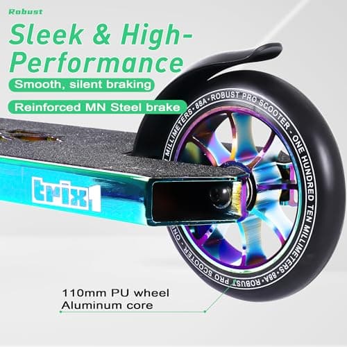 Stunt Scooter Pro Trick Scooter for Kids, Teens, and Adults (Ages 8+)– Complete Skate Park Scooter (T2-Neo) 5