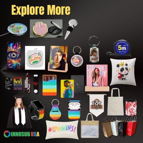 Sublimation Wireless Charger Pad – Blank Wireless Charger for Sublimationand Customization – 10W Sublimation Fast ChargePad Compatible with iPhone, Samsung, QI-Enabled Devices (Pack of 1-Silver) 7